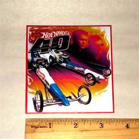 Hot Wheels Snake And Mongoose 40th Anniversary Sticker Don Prudhomme