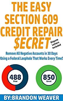 609 credit letter template 609 letter template credit disagreement letters. Amazon.com: The Easy Section 609 Credit Repair Secret: Remove All Negative Accounts In 30 Days ...