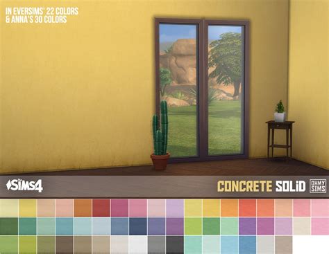 Oh My Sims 4 3 Sets Of Concrete Wallpaper Works With All Wall