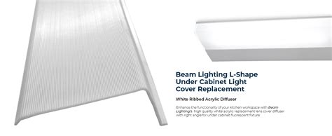 Beam Lighting 36 Curved Under Cabinet Light Cover Replacement White