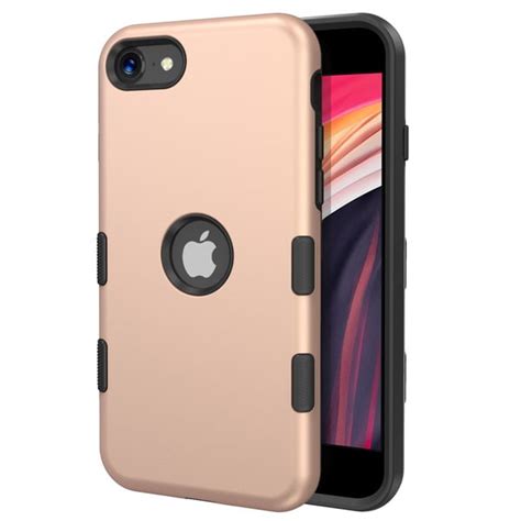 Apple Iphone Se 2nd Generation Phone Case Stylish Dual Layer Hard Tpu