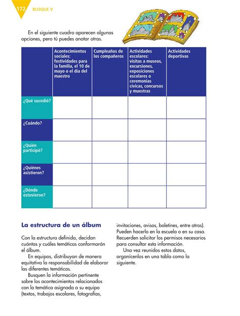 Libro para el alumno grado 6° libro de primaria. Español Sexto grado 2016-2017 - Online | Libros de Texto Online | Página 172