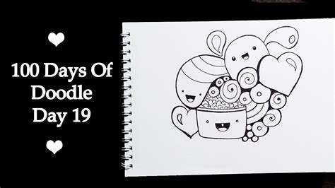 Doodle Art Day 19 ~ 100 Days Of Doodle ~ Easy Doodle For Beginners