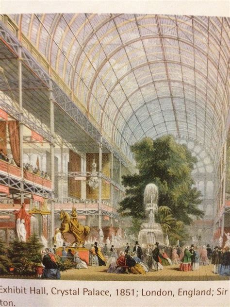 World Fair Crystal Palace Interior 1851 London Palace Interior