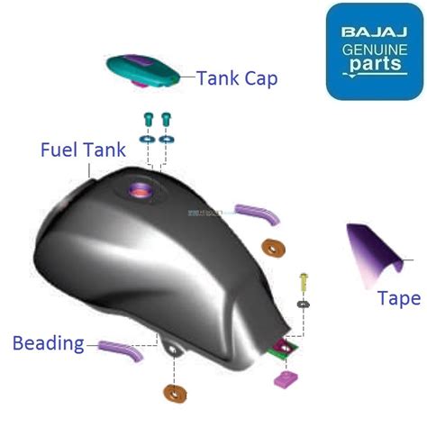 Bajaj pulsar 220 grabs in a fuel tank capacity of 15 liters, and offers a fabulous fuel economy of 51 km/l. Bajaj V15: Petrol Tank