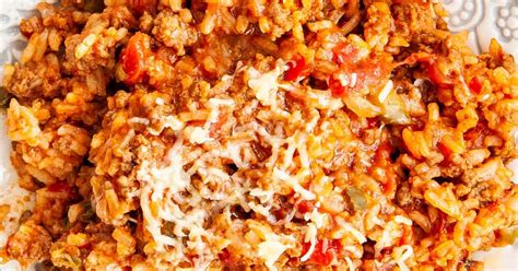 ¾ pound ground beef, 2 tablespoons olive oil, ½ medium onion, diced, 1 clove garlic, minced, ¾ cup uncooked white rice, ¼ teaspoon oregano, ½ teaspoon chili powder, ½ teaspoon cumin, ¼ teaspoon salt, ⅛ teaspoon black pepper, ½ cup water, 1 can (14.5 ounces) diced tomatoes, 1 can. 10 Best Spanish Rice Ground Beef Recipes