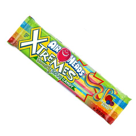 Airheads Xtremes Rainbow Berry Sweetly Sour Candy Belts 2 Oz Pack