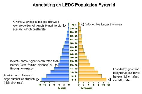 Population Structure Annotated Population Pyramids