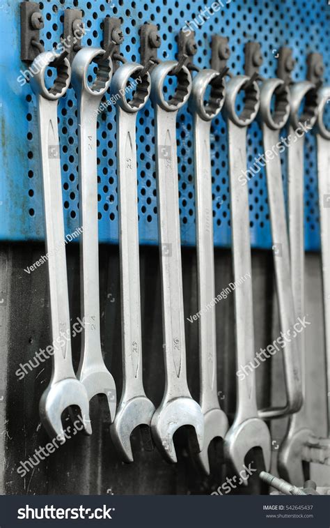 Set Different Wrenches Stock Photo Edit Now 542645437