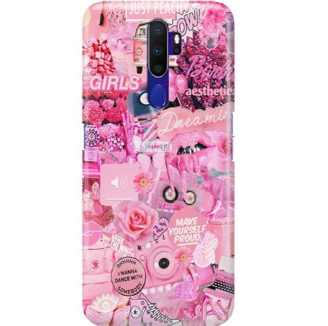 ETUI CLEAR NA TELEFON OPPO A9 2020 ALL PINK Sklep PrintyCases