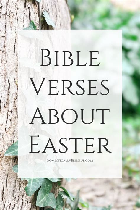 Bible Verses About Easter Domestically Blissful