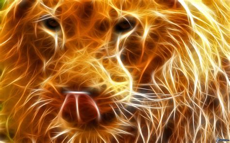 Fractal lion