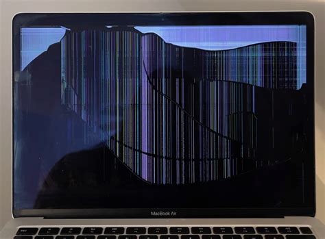 Macbook Air Screen Multi Colored Lines Fix