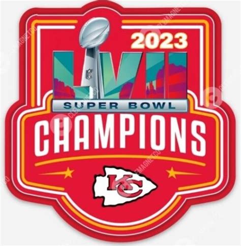 Kansas City Chiefs Super Bowl Lvii 57 Champs Sticker Nfl Mahomes