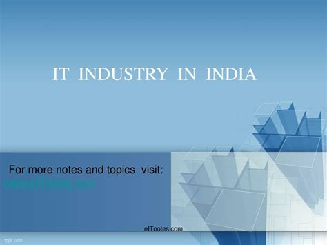 Ppt It Industry In India Powerpoint Presentation Free Download Id