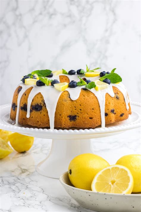 Lemon Blueberry Bundt Cake Veronika S Kitchen