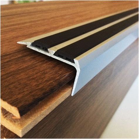 Stair nosing is the name given to the edge of the step; ALUMINIUM ANTI NON SLIP STAIR EDGE NOSING -TRIM-STAIR ...