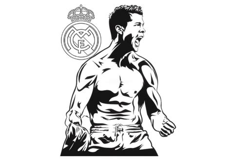 Los Mejores Dibujos De Cristiano Ronaldo Para Colorear ☀️