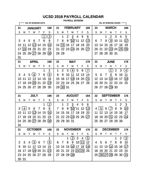 Biweekly Payroll Calendar Printable Free Becki Madelin