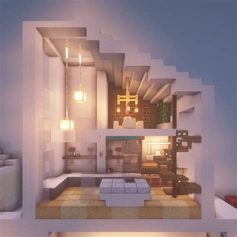 Aesthetic Living Room Ideas Minecraft
