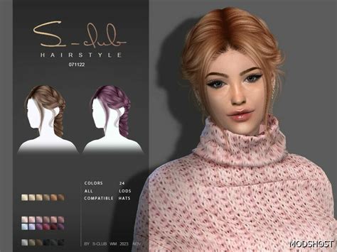 Summer Hairstyle 1 Sims 4 Mod Modshost