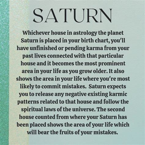 Decode Your Saturn In Birth Chart Secretsofastrology