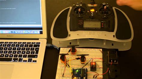 Servos Controlled With Arduino And Rc Receivertransmiter Youtube