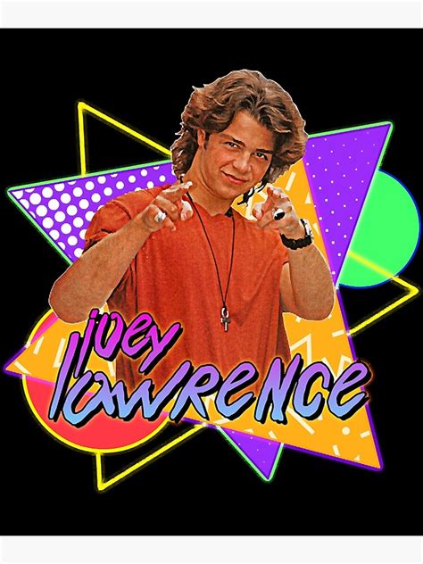 Joey Lawrence Whoa 80s Sitcom Icon Poster By Ana5849 Redbubble