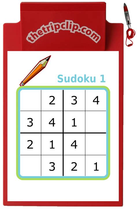 Easy Sudoku For Kids 4x4 6x6 9x9