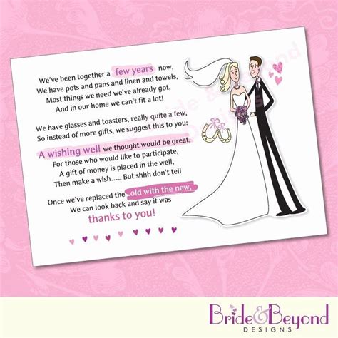 Bridal Shower Card Wording Wedding Shower Wishes Printable American