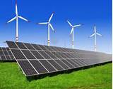 Solar Panels And Wind Turbines Pictures