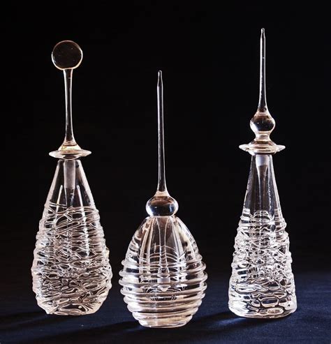 Round Hand Blown Glass Perfume Bottle Room With A Soul