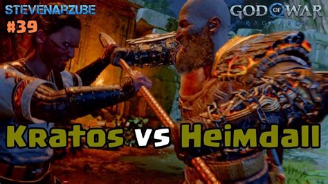 Kratos Vs Heimdall God Of War Ragnarök Youtube