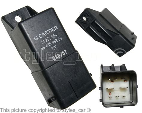 9663696380 Citroen And Peugeot Diesel 8 Pin Glow Plugs Relay G Cartier