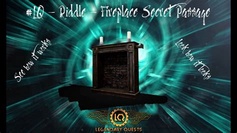 Lq Riddle Fireplace Secret Passage For Escape Room See How It