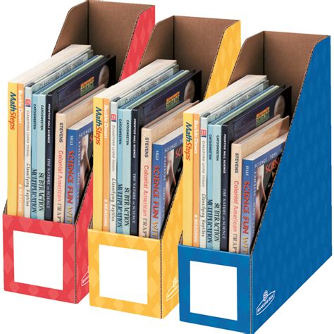 Bankers Box Magazine File 4 Assorted Colours 3pkg Monk Office