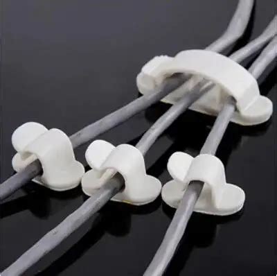 Pcs Set Plastic Cable Clips Cord Wire Line Clamps Electrical Wires Organizer Ties Fixer