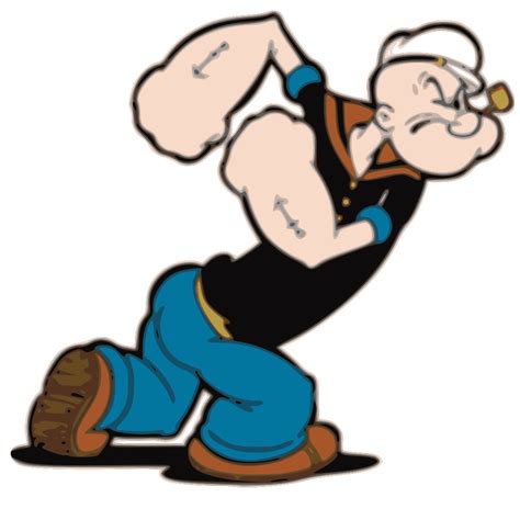 Popeye Outline Png Svg Clip Art For Web Download Clip Art Png Icon Arts