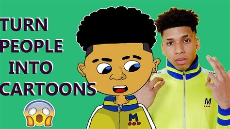 Drawing Nle Choppa Turn People Into Cartoons Youtube