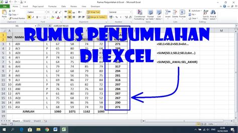 Cara Menghitung Jumlah Kata Di Excel Mobile Legends