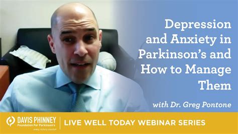 Depression And Anxiety In Parkinsons And How To Manage Them Youtube