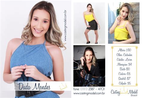 Duda Mendes Agência De Modelos Casting Model Brasil