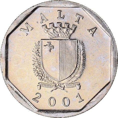 388264 Moneda Malta 5 Cents 2001 Ebc Ní Compra Venta En