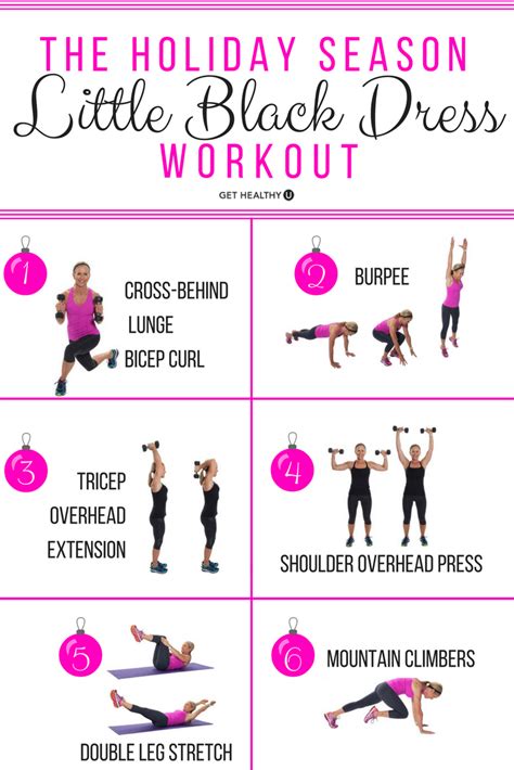 Your Total Body Little Black Dress Workout Get Healthy U Workout