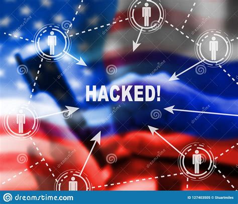 Website Hacked Cyber Security Alert 3d Illustration Stock Illustration ...