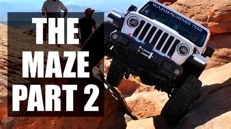 Sand Hollow The Maze Jeep Wrangler Jl Rubicon The Wall Youtube
