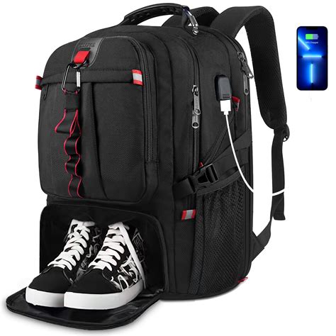 Buy Extra Large Travel Backpack 50l Laptop Backpack For Men With Shoe Compartment And Usb