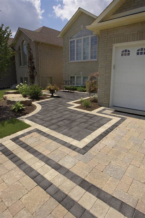 Driveway And Entrance With Series 3000 Paver By Unilock Photos