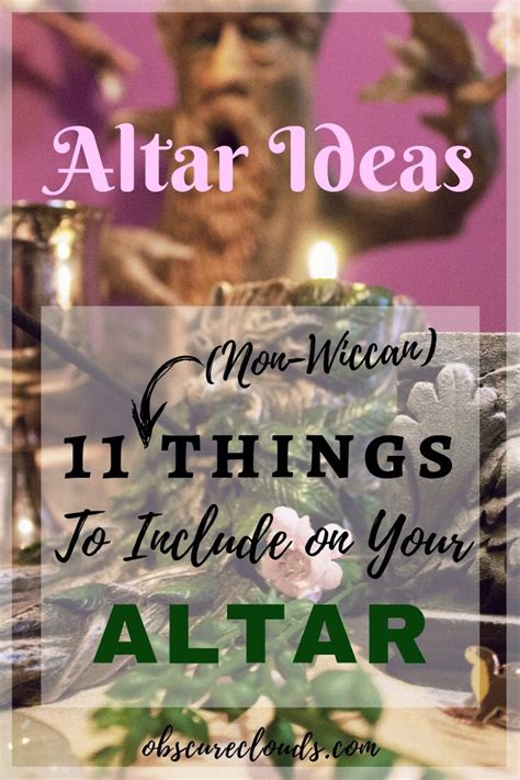 11 Ideas For Creating An Effective Altar Witchcraft Altar Witches