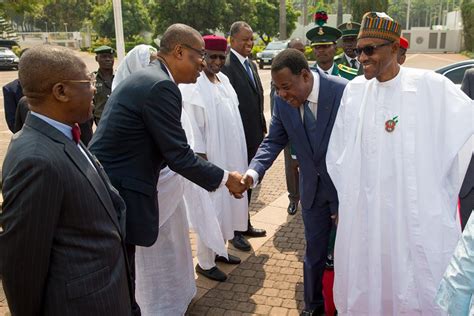 Buhari Receives President Of Benin Republic In Statehouse Pictured